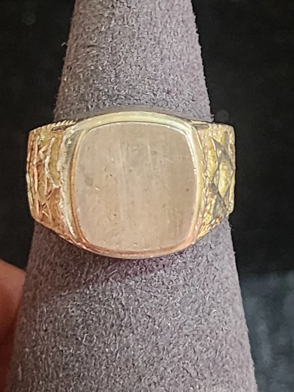 Sterling silver ring, men's signet ring, Star of David jewelry, Magen David ring
